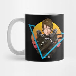 Tokyo's Urban Warfare - Channel the Intense GANTZ Vibes on a Tee Mug